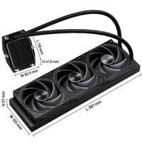 Thermalright W360-EPYC-SP5 AIO refroidisseur liquide 360mm pour AMD SP5 serveur station de travail 128CFM
