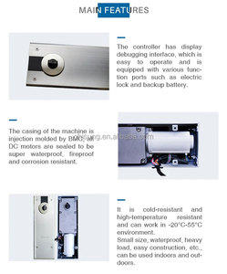Operadores de puerta automáticos integrados de una sola apertura IP66, abridor de puerta abatible eléctrico, resorte de piso más cerca, resistente, 150KGS - Product Image 5