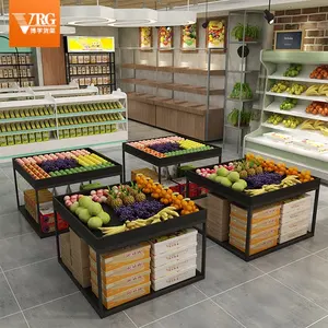 百果园超市蔬果货架展示架水果架展示架创意多层商业