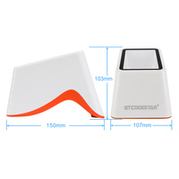 Lector de Códigos de Barras y QR para Pagos Móviles, PDA Android de Escritorio 2D, Escáner de Códigos de Barras con Cable para Etiquetas de Precio, Modelo GT-790