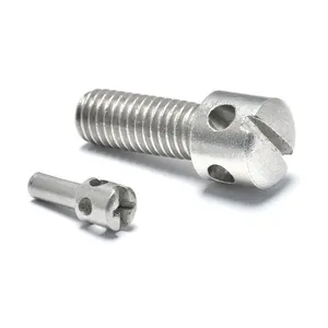 Din 404 Stainless Drilled M4 Din404 Seal Screw Slotted Capstan Screw Din404 M2 High Speed Steel