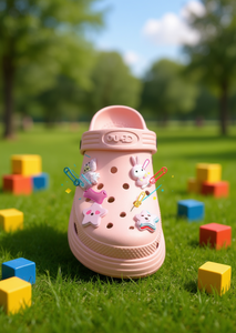 Sandali Zoccoli per Bambini con Spille Animate Taglia 20 Blu Stile Casual - Product Image 2