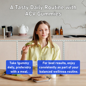 Best Selling Apple Cider Vinegar Gummies with Apple Cider Vinegar Helps Manage Weight Supports <b>Metabolic</b> Function Gummies - Product Image 2
