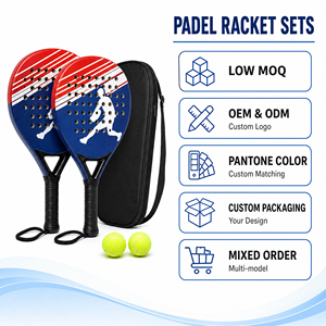 Set de <span class=keywords><strong>Padel</strong></span> para 2 Jugadores, Kit Completo que Incluye 2 Raquetas, 2 Pelotas y Bolsa de Transporte, para Principiantes - Product Image 3