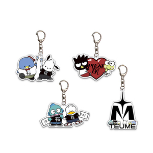 Wholesale Custom Cartoon Image for Joint UV Printed Acrylic Key Chain Pendant Accessories with <b>Anime</b> Pattern Brand Souvenir - Product Image 1