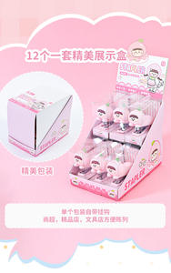 사용자 정의 플라스틱 귀여운 작은 스테이플러 재미있는 인형 모양 스테이플러 학교 만화 미니 스테이플러 학생 승진 선물 - Product Image 5