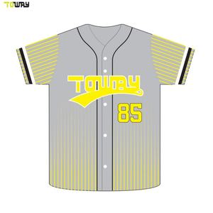 Patrón de Camiseta de Béisbol Personalizada con Cuello en V y Rayas - Product Image 3
