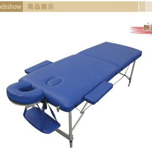 Cama de Masaje Plegable Ligera de Aleación de Aluminio, Cama de Belleza Portátil con Cuero Sintético para Gimnasio - Product Image 2