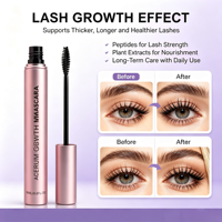 Mascara Volumisant et Courbant Personnalisé avec Logo, Sans Grumeaux, pour Cils Volumineux et Époustouflants – Cosmétiques de Beauté pour les Yeux – Vente Chaude en Gros