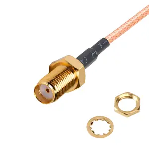 Extensão do cabo coaxial 10cm 15cm 20cm SMA fêmea para SMA macho RG178 RG316 RF conjunto de cabo coaxial