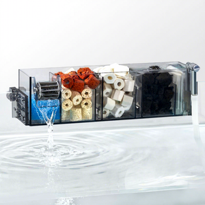 YEE Wandmodel Visbakfilterbox - Stille Watercirculatie 3-in-1 <span class=keywords><strong>Aquarium</strong></span> Buitenfilter - Product Image 1