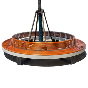Duke Curved Patio <b>Bench</b> Stainless Steel Frame Outdoor Commercial Use Durable Design - Product Image 4