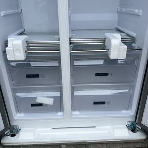 Stainless Steel 2 Door Fridge Side by 691L Double Large Size With Dispenser Fan Cool Frost Free <b>Refrigerator</b> 2 Door Fridge - Product Image 6