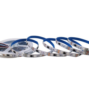 매직 LED 스트립 60LED/M 2811IC 중단점 복구 주소 지정 가능한 스트립 SMD5050RGB IP20 DC12V 10mm PCB 발광 다이오드 - Product Image 5