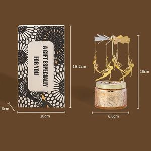 Vela LED sin Llama en Frasco de Vidrio con Cera de Soja Orgánica Hecha a Mano, con Aromas Personalizados para Decoración Navideña y Festiva del Hogar - Product Image 3