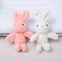 Porte-clés Peluche Lapin, Breloque de Sac à Dos, Cadeau Mignon pour Couple avec Rembourrage en Coton PP, Unisexe