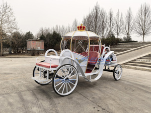 Carruaje de Cenicienta en Venta, Transporte Especial, Carruaje de Fantasía de Princesa Calabaza, Carruaje Eléctrico en Venta - Product Image 6