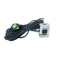 Sensor de Fuerza de Celda de Carga Tipo S Fibos FA303 Económico, Conexión de Brida de Acero Inoxidable, Salida Analógica/Digital, Capacidad de Pesaje 500N
