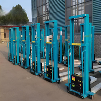 Chariot élévateur à palettes de haute qualité, neuf, Yuande, 1 tonne, alimenté par batterie lithium-ion, pour restaurants et imprimeries.