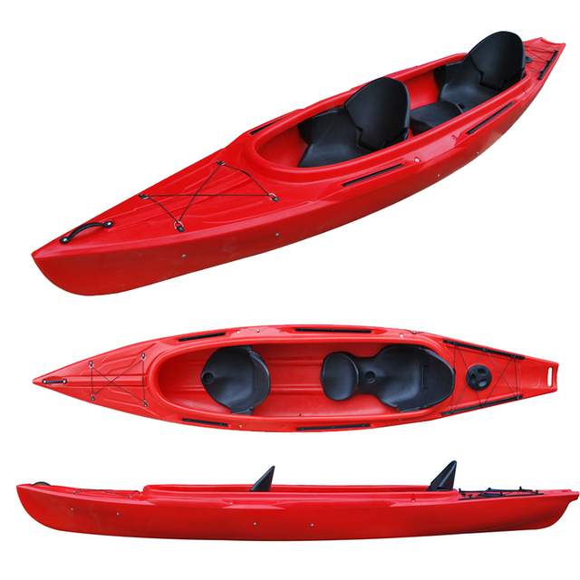 Kayak Boat Roto-molded Plastic Sea Kayak Fishing Accessory Mounting Sliding Rails Tandem Kayaks 2 Person