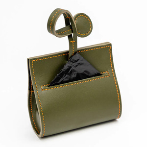 Bolsa popular de cuero PU para excrementos de mascotas para comercio electrónico transfronterizo, bolsa portátil colgante, bolsa de almacenamiento para excrementos de perro, bolsa de basura para mascotas - Product Image 4