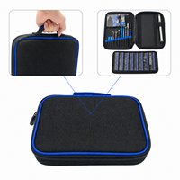 Ensemble de tournevis électrique rechargeable 152-en-1 N°35 avec couple réglable pour la réparation de téléphones portables et d'ordinateurs, outil durable dans un sac en tissu