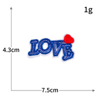 Offre Spéciale personnalisé amour Paris texte mot conception fer sur paillettes brodées logo patchs pour vêtements sac chapeau