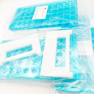 Support de tubes en plastique XZ Lab Supplies, 13 mm, 50 trous, pour usage en laboratoire - Product Image 5