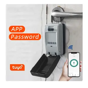 房产物业usb充电图雅app一次性密码组合钥匙存储智能钥匙锁盒