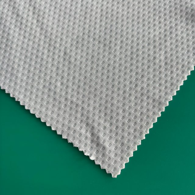 100% Polyester Mesh Fabric Breathable Moisture Wicking Quick Dry Sportswear Material