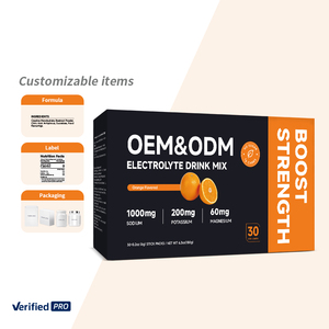 Poudre d'électrolytes Keto pour boisson hydratante sportive au goût naturel d'orange, complément alimentaire OEM pour la santé et l'hydratation - Product Image 2
