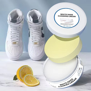 Crema blanca para el cuidado de los zapatos con espuma rica en esponja <span class=keywords><strong>Limpiador</strong></span> de <span class=keywords><strong>zapatillas</strong></span> multifuncional y eliminación de manchas Pasta de limpieza de zapatos - Product Image 1