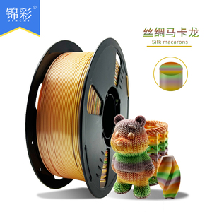 Filamento PLA Silk de Doble Color para Impresora 3D, 1.75mm de Diámetro, Degradado Multicolor Arcoíris, 1kg - Product Image 3