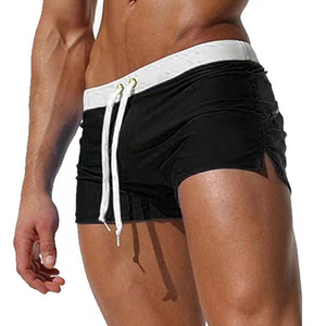 New Solid-Color <strong>Shorts</strong> <strong>Tight</strong> Fitting Sports Quick Dry Pants Fashionable <strong>Swim</strong> <strong>Shorts</strong> for Men - Product Image 1