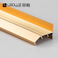 Profilé en aluminium LED encastré pour plafond commercial 30 °   Canal d'éclairage indirect pour bandes lumineuses COB de 12 mm