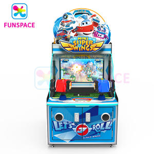 Terrain de jeu interactif de jeu à pièces Mini équipe de plongée active Jeu de tir au pistolet à eau Petite machine d'arcade - Product Image 2