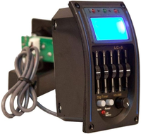 Professional LC5 Guitar Preamp Equalizer with LCD Tuner 5 Band EQ Piezo Pickup System Factory Wholesale Guitar Pickup