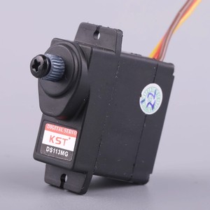 Servomoteur numérique KST DS113MG à engrenages métalliques 12g à couple élevé pour hélicoptère RC - Product Image 1