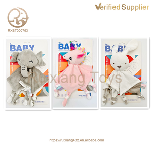 Fornitura di fabbrica all'ingrosso punto imbottito acquisto di peluche animale coperta di sicurezza per bambini amore coperta morbida per bambini giocattoli comfort per bambini - Product Image 5