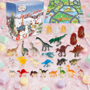 Cadeau de Noël pour enfants, jouet sensoriel, <span class=keywords><strong>calendrier</strong></span> de l'avent personnalisable, compte à rebours de 24 jours, boîte mystère, jouets de Noël - Product Image 1