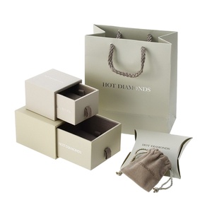 Drawer Style For Bracelet Earrings, Ring, Necklace Gift Box With Sponge Jewelry Box set