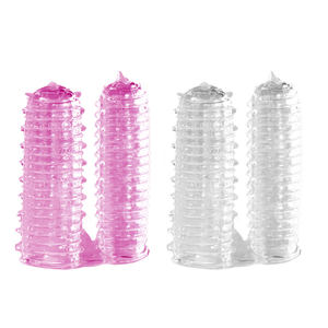 Guanti Anali con Punte Grandi per Sesso, Guanti Sexy in TPE per Masturbazione Maschile, Set di Dita con Spine - Product Image 1