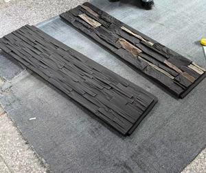Pannello di Rivestimento <span class=keywords><strong>in</strong></span> PU Effetto Legno Facile da Installare, Rivestimento <span class=keywords><strong>in</strong></span> Finto Legno Leggero, <span class=keywords><strong>Copertura</strong></span> Murale 3D <span class=keywords><strong>per</strong></span> Esterni - Product Image 5