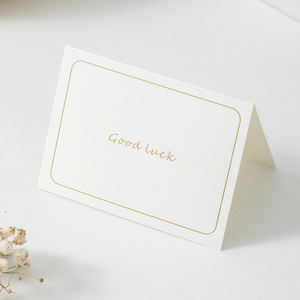 Biglietti <span class=keywords><strong>di</strong></span> ringraziamento personalizzati per clienti, biglietti regalo in carta per piccole imprese, biglietti colorati con stampa a caldo e buste abbinate - Product Image 1
