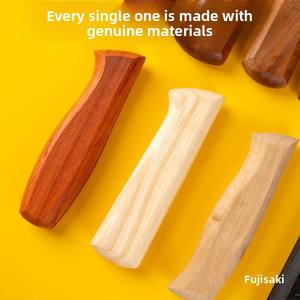 Mango <span class=keywords><strong>de</strong></span> cuchillo <span class=keywords><strong>de</strong></span> madera <span class=keywords><strong>de</strong></span> pereira <span class=keywords><strong>de</strong></span> dos piezas, accesorio hecho a mano <span class=keywords><strong>de</strong></span> madera maciza con protector <span class=keywords><strong>de</strong></span> mano fijo y <span class=keywords><strong>remaches</strong></span> <span class=keywords><strong>para</strong></span> uso doméstico - Product Image 5