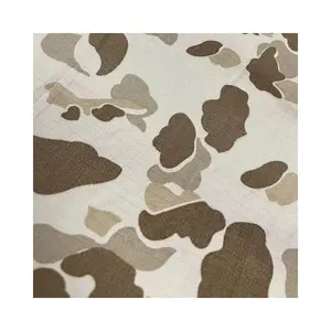 Nc Eendenwoestijn Camouflage Nylon Katoenen Stof Nyco Camo Bedrukt Tactisch Uniform Camouflage Stof