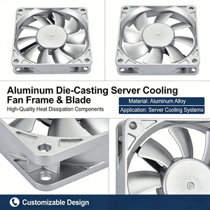 Produits en aluminium moulés sur mesure, ventilateurs axiaux à haute efficacité pour le refroidissement des cadres en aluminium, cadre en aluminium refroidi par ventilateur efficace - Product Image 3