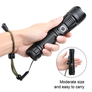 <strong>Most</strong> <strong>Powerful</strong> USB Zoom LED Torch <strong>Flashlight</strong> Xhp70 Xhp50 18650 Battery 1500 Lumens Aluminum Alloy Lamp Body with Suitcase - Product Image 3