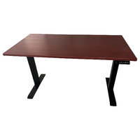 Bureau debout moderne à hauteur réglable, 2 moteurs, construction métallique, pour bureau à domicile, jeux, capacité de charge de 120 kg, installation rapide