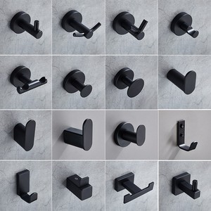Gancho de Pared Estándar de Acero Inoxidable, Gancho Individual para Abrigos, Acabado Cepillado, Estilo Moderno Minimalista, Gancho para Llaves de Entrada o Baño - Product Image 4